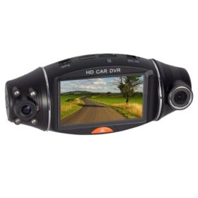 2.7 TFT EKRAN ÇİFT KAMERALI GPS MODÜLLÜ HD ARAÇ KAMERASI DVR (32GB DESTEKLİ) (K0)