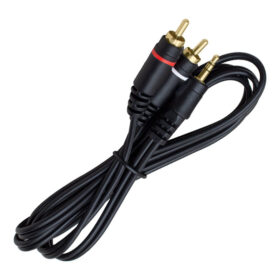 2 RCA ERKEK + 3.5 MM STEREO ERKEK 1.5 METRE 1.KALİTE KABLO (81) (K0)