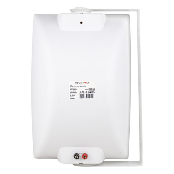 20 CM 250 WATT 8 OHM 8 İKİ YOLLU TRAFOSUZ BEYAZ HOPARLÖR (DH 8AW) (K0) - Görsel 3