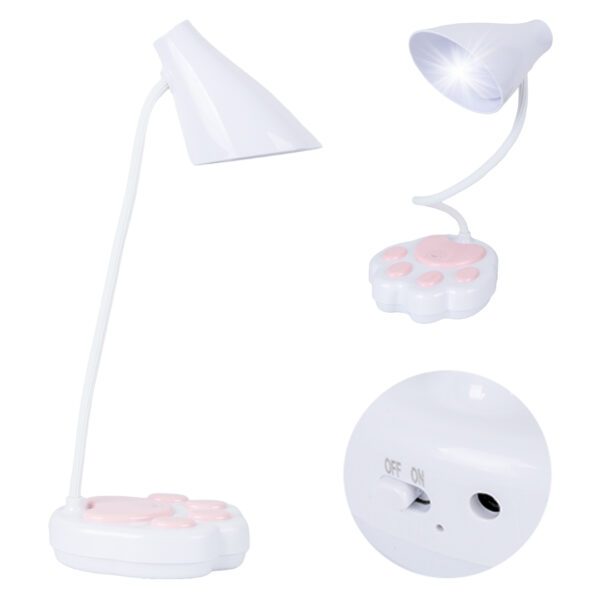 20 LEDLİ 2.5 WATT ŞARJLI ESNEK MASA LAMBASI (OM-114) (K0) - Görsel 2