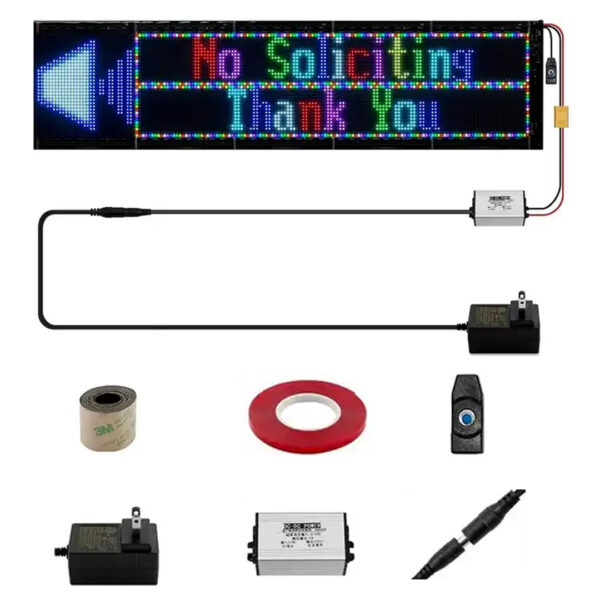 20X98CM KAYAN YAZI LED TABELA (K0) - Görsel 3