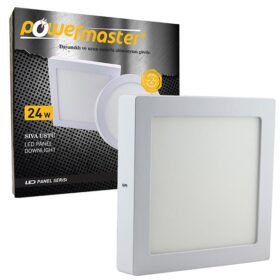 24 WATT SIVA ÜSTÜ 6500K BEYAZ KARE 300MM SLIM LED-ECO SPOT PANEL (K0)