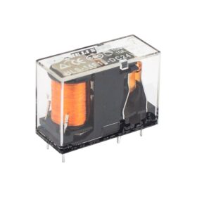 24V ROLE TEK KONTAK 5 BACAK 10 AMPER ŞEFFAF (K0)