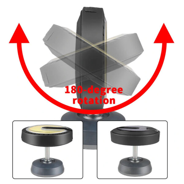 25 WATT USB - TYPE-C GİRİŞLİ COB LEDLİ TEK YÖNLÜ 180 DERECE SOLAR ÇALIŞMA LAMBASI (K0) - Görsel 3