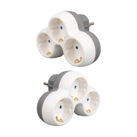 250V 16A 3LÜ YONCA TİP SIVA ÜSTÜ GOLYAT PRİZ (K0)