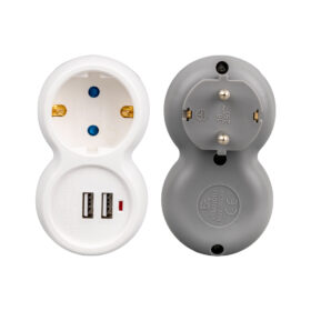 250V 16A TEKLİ ÇİFT USBLİ PRİZ (K0)