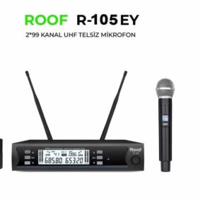 2X99 KANAL UHF 1 EL 1 YAKA TELSİZ MİKROFON R-105EY (K0)