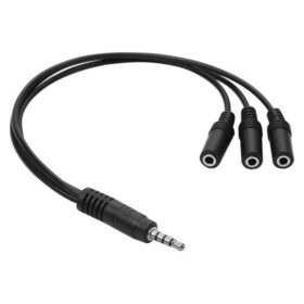 3.5 M STEREO ERKEK 3 BOĞUM /3 X 3.5MM STEREO DİŞİ 5+1 KABLO (K0)