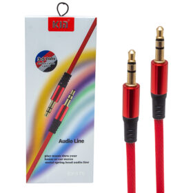 3.5 MM 1.2 METRE ERKEK/ERKEK KIRMIZI STEREO AUX KABLO (K0)