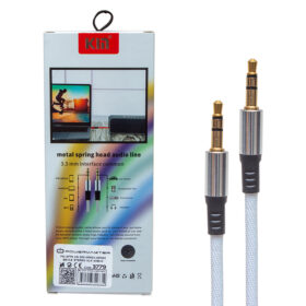 3.5 MM 1.2 METRE ERKEK/ERKEK BEYAZ STEREO AUX KABLO (K0)