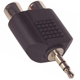 3.5 MM ST ERKEK / 2RCA DİŞİ ÇEVİRİCİ JACK (K0)