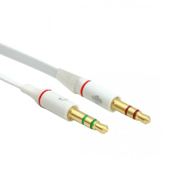 3.5MM STEREO DİŞİ X 2 STEREO ERKEK KULAKLIK MİKROFON HOPARLÖR AYIRICI 20 CM KABLO (K0) - Görsel 3