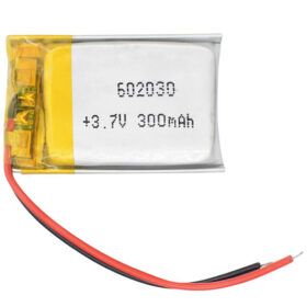 3.7 VOLT 300 MAH LI-ION 602030 LITYUM CİKLET POLİMER PİL (K0)