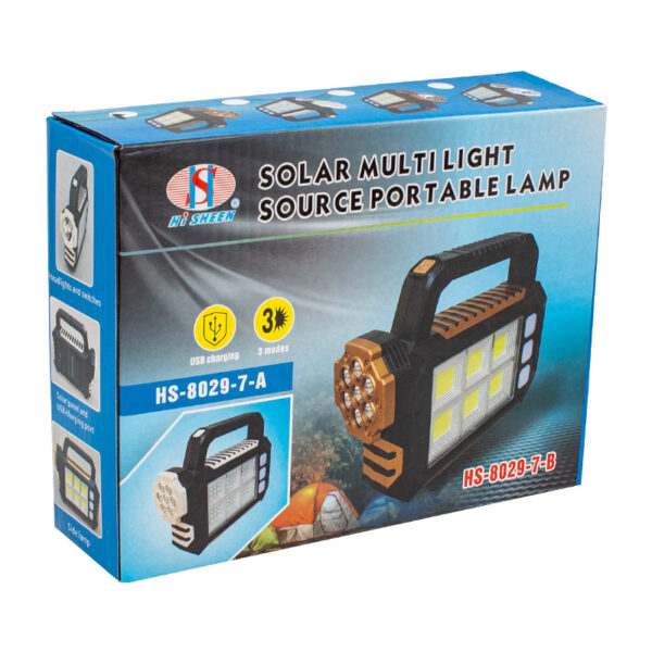 3 ÇALIŞMA MODLU 54 SMD LEDLİ TAŞINABİLİR SOLAR LAMBA (K0) - Görsel 3