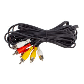 3 RCA + 3 RCA 10 METRE KALIN KABLO 1.KALİTE POŞETLİ (K0)