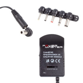 3 VOLT - 12 VOLT 3 AMPER ÇOK UÇLU AYARLI KADEMELİ ADAPTÖR (K0)