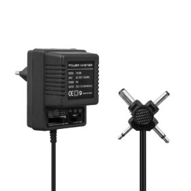 3 VOLT - 12 VOLT - 0.5 AMPER AYARLI ADAPTÖR 4 UÇLU (K0)