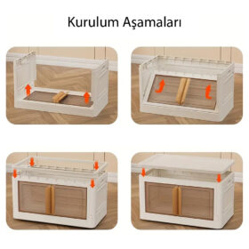 31X49X30CM 32L KATLANABİLİR SAKLAMA KUTUSU (K0)