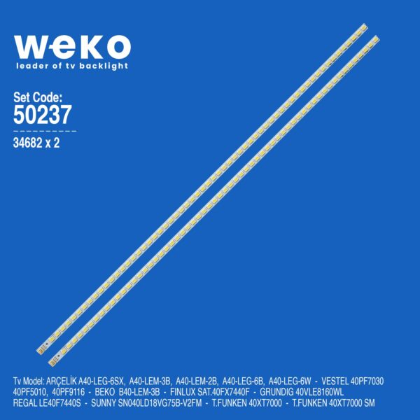 34682X2 2011SGS40 5630 60 H1 REV1.1  2 ADET LED BAR (K0)