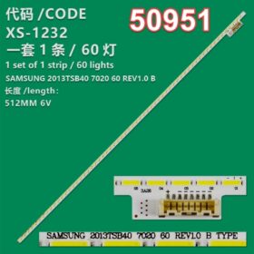 35329X1 SAMSUNG 2013TSB40 7020 60 REV1.0 B TYPE 1 ADET LED BAR (K0)