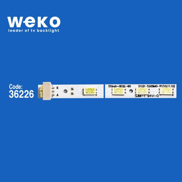 36226X4 STS550A26_60LED_REV.3_5630PKG_100830 4 ADET LED BAR (K0) - Görsel 2