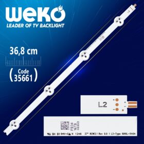 37 ROW2.1 REV 0.9 1 L2-TYPE 6916L-1140A - 36.8 CM 4 LEDLİ - (WK-1140) (K0)