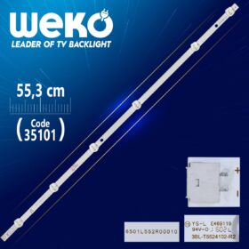 3BL-T5524102-R2 - 6501L552R00010 - 55.3 CM 6 LEDLİ - (WK-850) (K0)