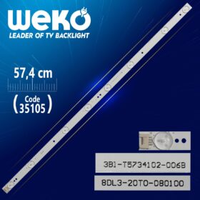 3BL-T5734102-005B - 8DL3-20T0-080100 - DY-01 - 57.4 CM 8 LEDLİ - (WK-474) (K0)