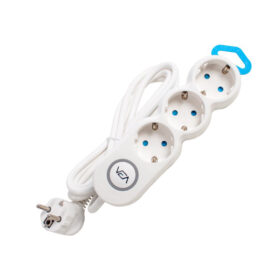 3LÜ 2 METRE KABLOLU ANAHTARLI GRUP PRİZ (K0)