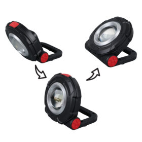 3W COB LEDLİ MIKNATISLI TEK MODLU FENER AAA PİLLE ÇALIŞIR 85X82X38MM (K0)