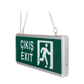 3W TEK YÖN ACİL ÇIKIŞ YÖNLENDİRME TABELASI - LAMBASI (38X30X36MM) (K0)