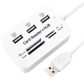 4 SLOT KART OKUYUCU + 3 PORT USB 2.0 ÇOKLAYICI (K0)
