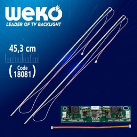 40 UNİVERSAL E-LED 48 LEDLİ (7020) 453MM 360-450MA 48-51V ÇİFT LED+SÜRÜCÜ+KABLO TAKIM (WK-1368) (K0)