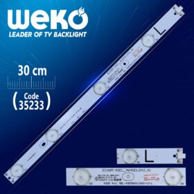 40DB 4X11 MBL-40035D411EH0-V2-L - ECHOM-40CL_4640CL042_A1 - L TYPE - 30 CM 4 LEDLİ - (WK-900) (K0)