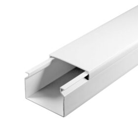 40X25 YAPIŞKAN BANTLI PVC KABLO KANALI - 1 BOY 2 METRE (KOLİSİ:25 BOY:50 MT) (K0)