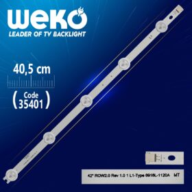 42 ROW2.0 REV 1.0 1 L1-TYPE 6916L-1120A MT - 40.5 CM 5 LEDLİ - (WK-988) (K0)