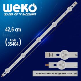 42 ROW2.0 REV 1.0 1 R2-TYPE 6916L-1123A MT - 42.6 CM 5 LEDLİ - (WK-991) (K0)