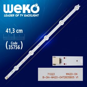 42 ROW2.1 REV 0.6 1 L1-TYPE 6916L-1214A - 41.3 CM 5 LEDLİ - (WK-1224) (K0)