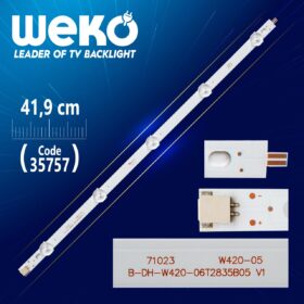 42 ROW2.1 REV 0.6 1 R1-TYPE 6916L-1215A - 41.9 CM 5 LEDLİ - (WK-1225) (K0)