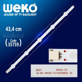 42 ROW2.1 REV 0.6 1 R2-TYPE 6916L-1217A - 43.2 CM 5 LEDLİ - (WK-1227) (K0)
