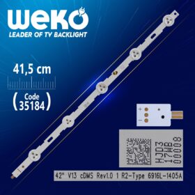 42 V13 CDMS REV1.0 R2-TYPE - 6916L-1405A - 41.5 CM 5 LEDLİ - (WK-487) (K0)