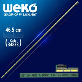 42 V14 ART5 TV REV0.1 2 R-TYPE 6920L-0001C - 46.5 CM 48 LEDLİ - (WK-385) (K0)