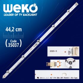 42 V14 SLİM DRT REV0.6 1 R2-TYPE 6916L 1685A / 6916L 1685B - 44.2 CM 5 LEDLİ - (WK-817) (K0)