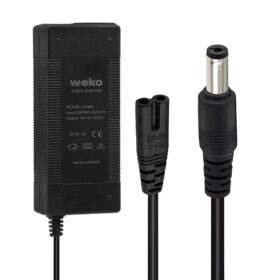 42 VOLT - 2 AMPER - 84 WATT BİSİKLET ŞARJ CİHAZI  LI-ION LİTYUM PİLLER İÇİN 5.5*2.5 UÇ YERLİ ÜRETİM (K0)