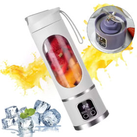 450ML SHAKEN TAKE KİŞİSEL SMOOTHİE TAŞINABİLİR BLENDER MEYVE SIKACAĞI ŞARJLI BEYAZ (K0)