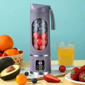 450ML SHAKEN TAKE KİŞİSEL SMOOTHİE TAŞINABİLİR BLENDER MEYVE SIKACAĞI ŞARJLI MOR (K0)