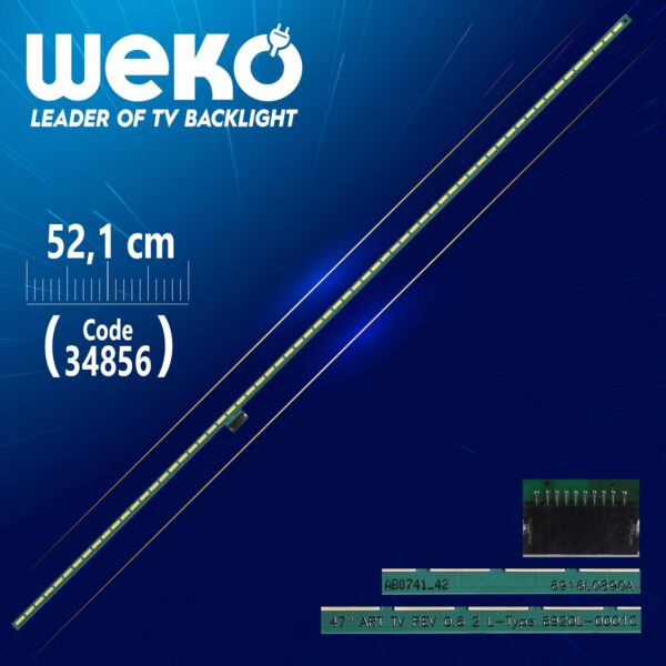 47 ART TV REV 0.6 2 R-TYPE 6920L-0001C - 52.2 CM 63 LEDLİ - (WK-389) - 34857 AYNI (K0)