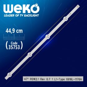 47 ROW2.1 REV 0.7 1 L1-TYPE 6916L-1176A/6916L-1361A - 44.9 CM 4 LEDLİ - (WK-1222) (K0)