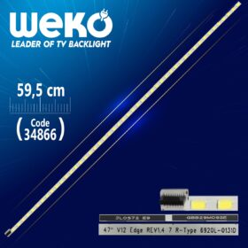 47 V12 EDGE REV1.4 7 R-TYPE 6920L-0131D - 59.5 CM 48 LEDLİ - (WK-724) (K0)