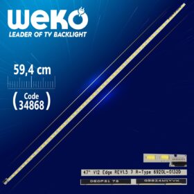 47 V12 EDGE REV1.5 7 R-TYPE 6920L-0132D - 59.4 CM 54 LEDLİ - (WK-726) (K0)